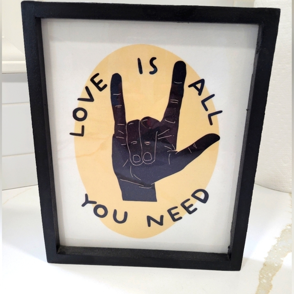 Framed words of encouragement